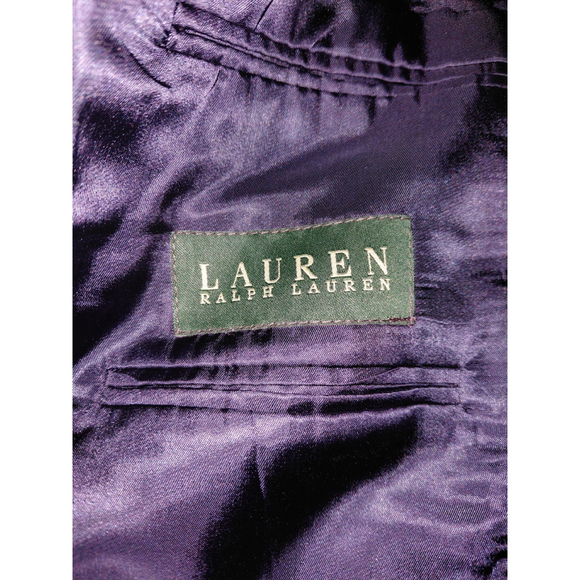 Lauren Ralph Lauren Sport Coat Blazer Suit Jacket Size 42L Wool 2 Button Gray - Picture 2 of 8